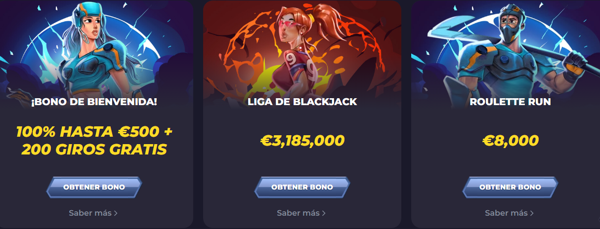 Bonos disponibles